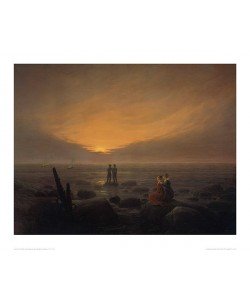 Caspar David Friedrich, Mondaufgang am Meer, Eremitage (Offset)