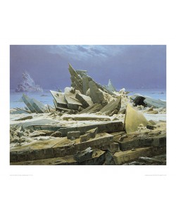 Caspar David Friedrich, Eismeer (Offset)