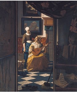 Jan Vermeer van Delft, Der Liebesbrief. Um 1670