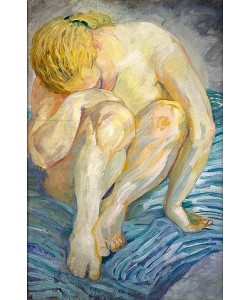 Franz Marc, Aktstudie (Hockende). 1909