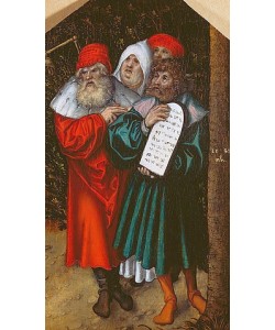 LUCAS CRANACH Der Ältere, Moses und Aaron mit zwei Propheten.