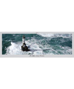 Philip Plisson, Le phare d'Ar-Men dans l'écume - Finistère - Bretagne
