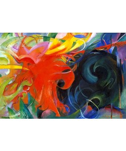 Franz Marc, Kämpfende Formen. 1914