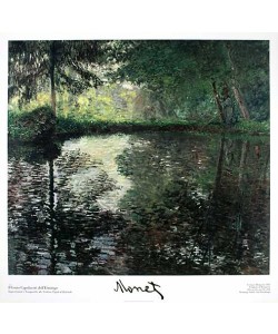 Claude Monet, Teich in Montgeron (Offset)