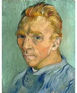Vincent van Gogh, Selbstbildnis (ohne Bart). 1889