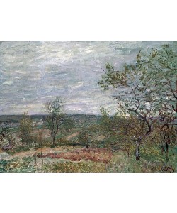 Alfred Sisley, Windiger Tag bei Vence. 1882