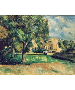 Paul Cézanne, Bäume im Park von Jas de Bouffan. 1885/1887