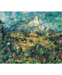 Paul Cézanne, Landschaft bei Aix mit dem Montagne Sainte-Victoire Um 1906.