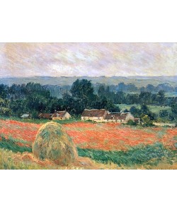 Claude Monet, Heuhaufen in Sommerlandschaft bei Giverny. 1886.