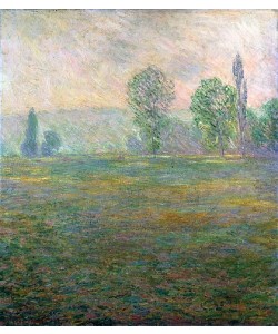 Claude Monet, Wiesenlandschaft im Frühdunst bei Giverny. 1888