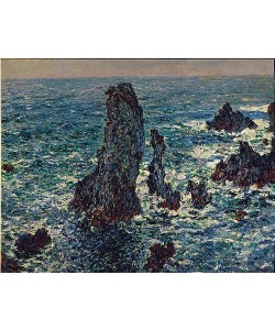 Claude Monet, Felsen im Meer vor der Belle-Ile. 1886.