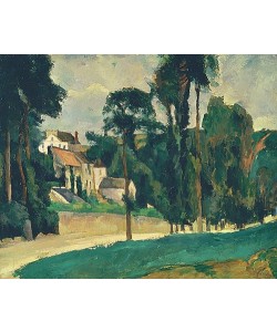 Paul Cézanne, Weg in Pontoise. 1875/1877