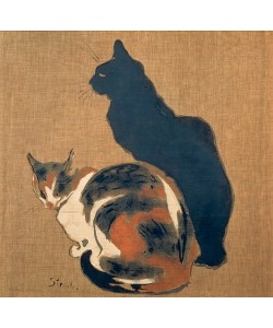 Théophile-Alexandre Steinlen, Zwei Katzen. 1894