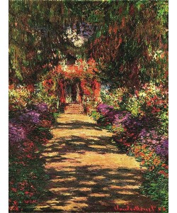 Claude Monet, Garden Path at Giverny, 1902 (Offset)
