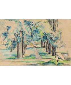 Paul Cézanne, Kastanienallee im Jas de Bouffan (Allée des marronniers au Jas de Bouffan). 1878