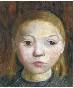 Paula Modersohn-Becker, Mädchenkopf. Um 1905