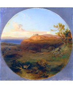 Carl Rottmann, Griechische Landschaft auf der Insel Aegina.
