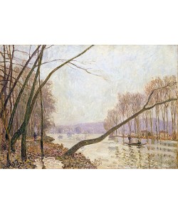 Alfred Sisley, Seine-Ufer im Herbst. 1876.