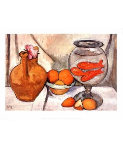 Paula Modersohn-Becker, Stillleben mit Goldfischglas (Offset)