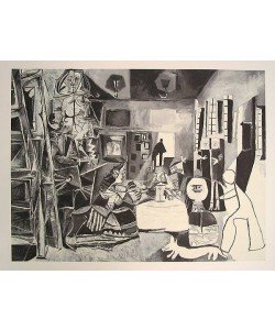 Picasso Pablo Las Meninas (Conjunto) No. 1, 1957 (Frequenzmodulierte Rastertechnik)