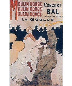 Henri de Toulouse-Lautrec, La Goulue au Moulin Rouge, 1892