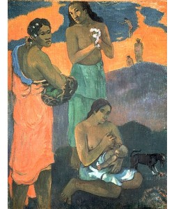 Paul Gauguin, Mutterschaft. Frauen am Meeres-Ufer. 1899