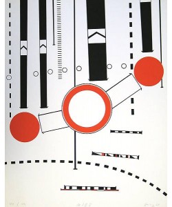 Brüning Peter Umleitung I (Siebdruck, handsigniert, nummeriert)