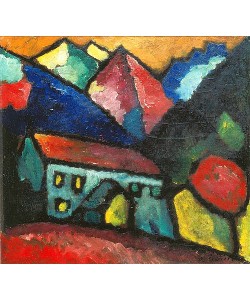 Alexej von Jawlensky, Haus im Gebirge. Um 1912