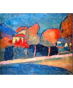 Alexej von Jawlensky, Murnauer Landschaft. 1907.