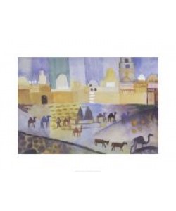 August Macke, Kairouan I (klein) (Offset)