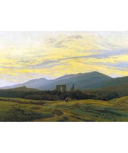 Caspar David Friedrich, Die Ruine Eldena im Riesengebirge. 1830/1834