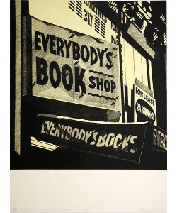 Cottingham Robert Schweiz Everybody´s bookshop (30) (Lithografie, handsigniert, nummeriert)