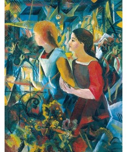 August Macke, Zwei Mädchen. 1913