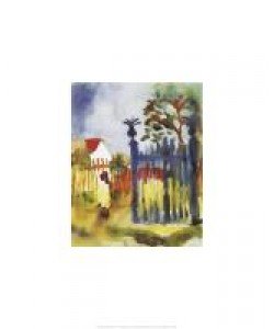 August Macke, Gartentor, 1914 (Offset)