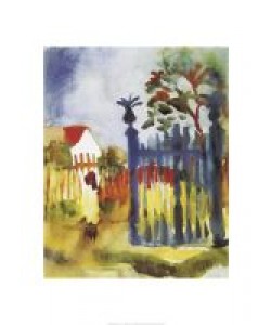 August Macke, Gartentor, 1914 (Offset)