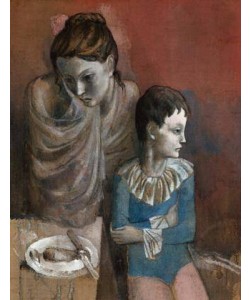 Picasso Pablo Mutter mit Kind (Gaukler), 1905 (Frequenzmoduliertes Druckverfahren)