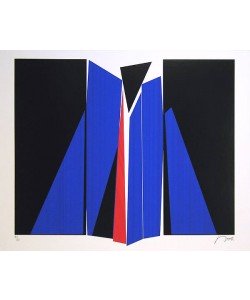 Baier Jean Schweiz Composition (30) (Siebdruck, handsigniert, nummeriert)