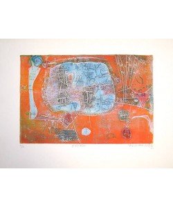 Hasegawa Shoichi L` ile Bleue (Radierung, handsigniert, 71/110)