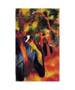 August Macke, Sonniger Weg (Offset)