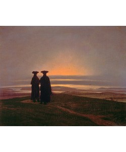Caspar David Friedrich, Sonnenuntergang (Die Brüder).