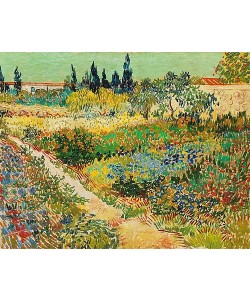 Vincent van Gogh, Blühender Garten mit Pfad. Arles 1888