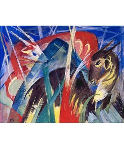 Franz Marc, Fabeltiere I. 1913.