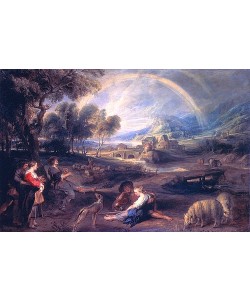 Peter Paul Rubens, Landschaft mit Regenbogen. 1632/1635