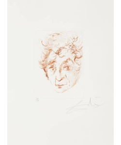 Dali Salvador Chagalls Kopf - Quinze Gravures (Radierung, handsigniert, nummeriert)