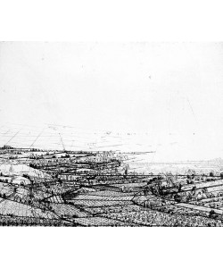 Negenborn Heike Linescape 4 (Radierung, handsigniert, e.a.)