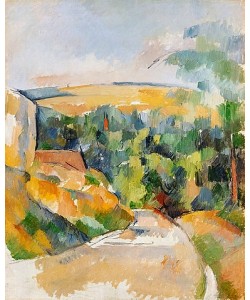 Paul Cézanne, Straßenbiegung. 1900/06