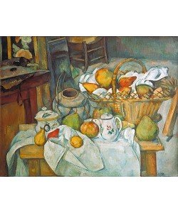 Paul Cézanne, Stilleben mit Obstkorb. 1888/90