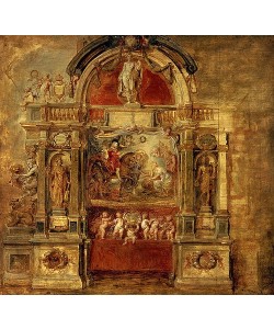 Peter Paul Rubens, Huldigung zur Ankunft des Infanten Ferdinand. 1630er Jahre.