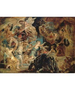Peter Paul Rubens, Der Tod Heinrichs IV. und die Deklaration der Regentschaft Maria de Medici's.