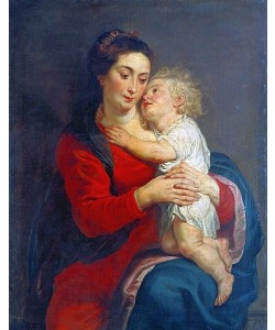 Peter Paul (Werkstatt) Rubens, Maria mit dem Jesuskind